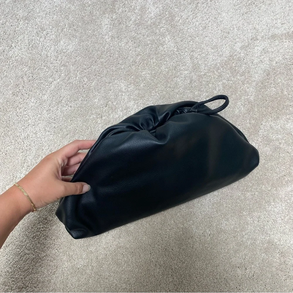 NWOT Amazon the drop black clutch - Picture 8 of 8